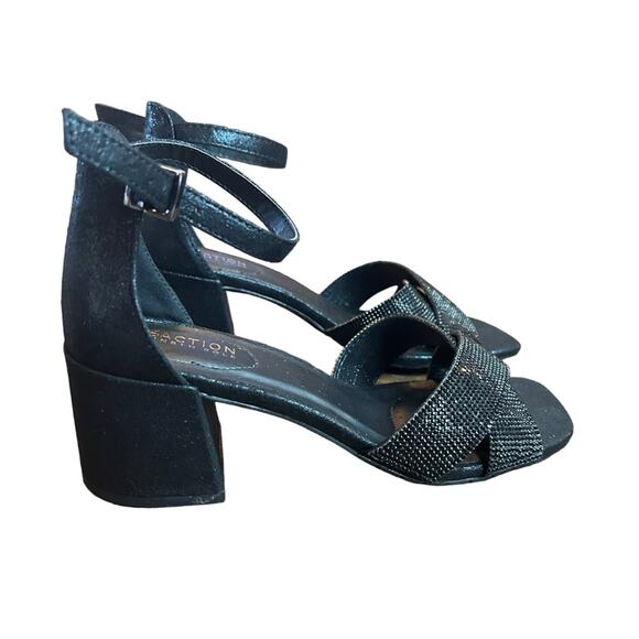 KENNETH COLE REACTION  Mix X Band Dress Sandal Black NEW Size 7 - Picture 6 of 11